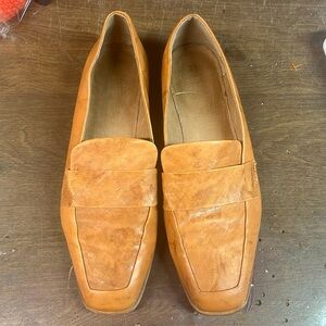 Frye Brown Chestnut Leather Square Penny Loafer- 10